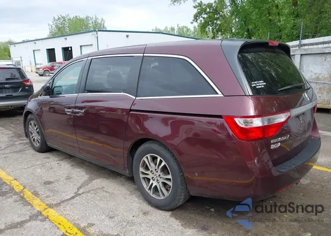 2013 Honda Odyssey Ex-L из США, поврежденный, VIN 5FNRL5H64DB053215